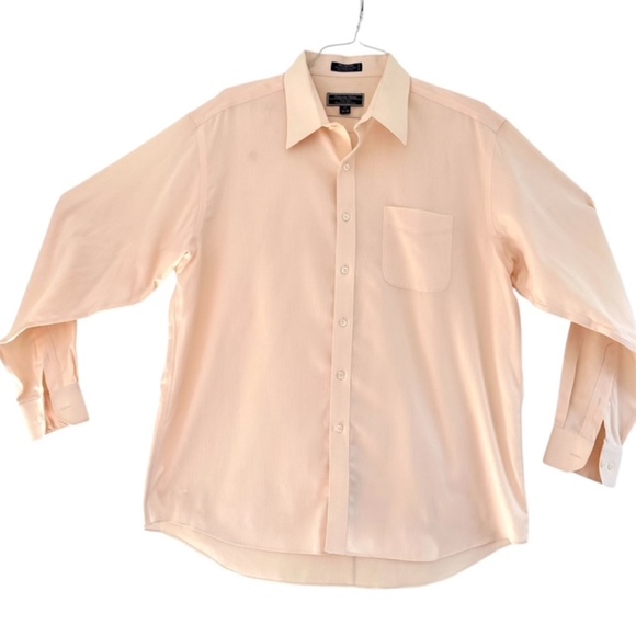 Roberto Villini, Mens Button down, beige - Picture 1 of 3